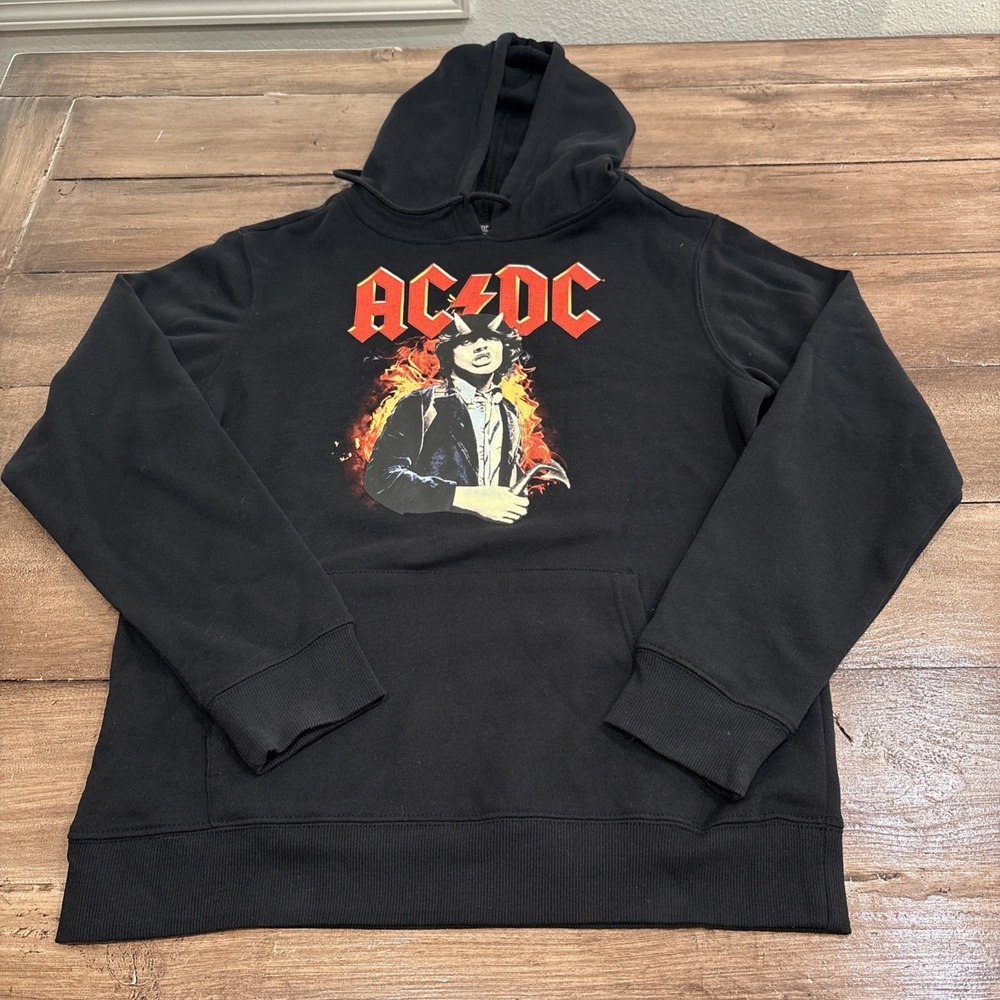 AC/DC "Highway‎ to Hell" Zip Up Hoodie, Jacket Unisex Size Small